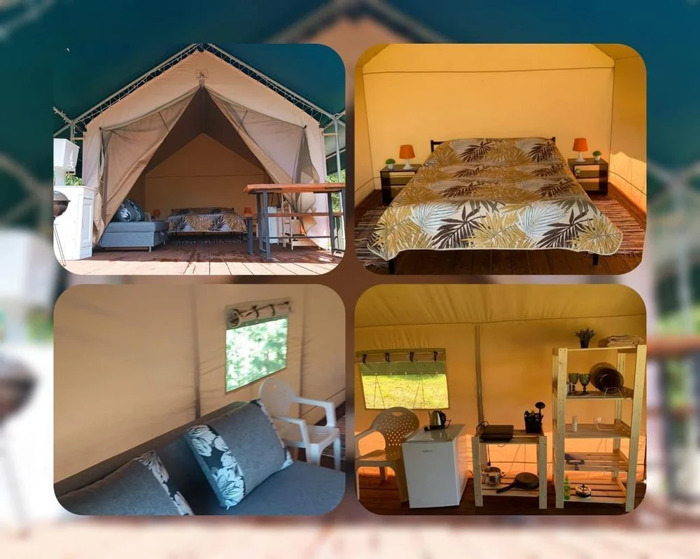Сафари тенты для размещения в летний период.